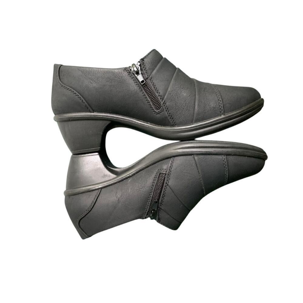NEW Easy Street Black Comfort Flex Sole Clogs Size 7.5 W - Picture 3 of 5